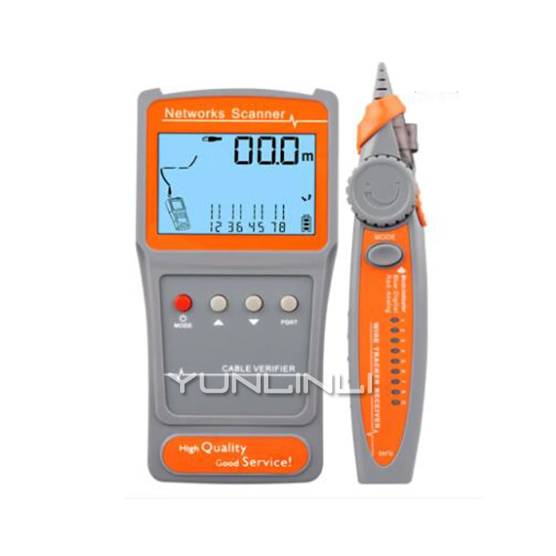 Multi-functional Network Cable Tester LCD Cable Length Tester Breakpoint Tester Cable Checker Telephone Checker PK652 Multi-functional Network Cable Tester LCD Cable Length Tester Breakpoint Tester Cable Checker Telephone Checker PK652