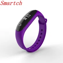 Smartch Smart Band E26 сердечного ритма крови Давление монитор фитнес трекер Шагомер Браслет Здоровья Bluetooth 4.0 Интеллектуальный ALE