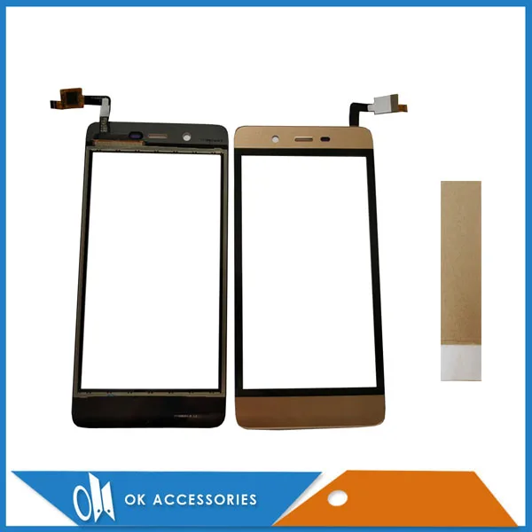 

4.5 Inch For Micromax Bolt Warrior 1 Plus Q4101 Touch Screen Digitizer Panel Black Gold Color High Quality With Tape
