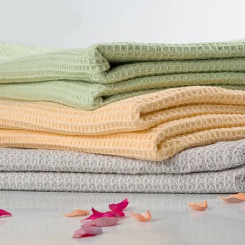 

Waffle cotton blanket throw blankets For Chair, Couch, Picnic, Camping, Beach, & Everyday Use 190cmx240cm-1.6kg