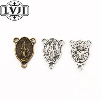 

36pcs Vintage Charms Virgin Mary & Religious Pendant Zinc Alloy Fit Bracelet Necklace DIY Metal Jewelry Findings 5968