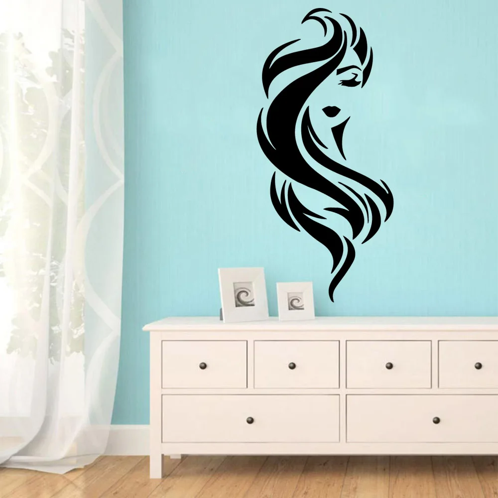 

Beauty sexy woman Wall Sticker Pvc Stickers Wall Art Wall Paper For Kids Rooms Wall Art Decal