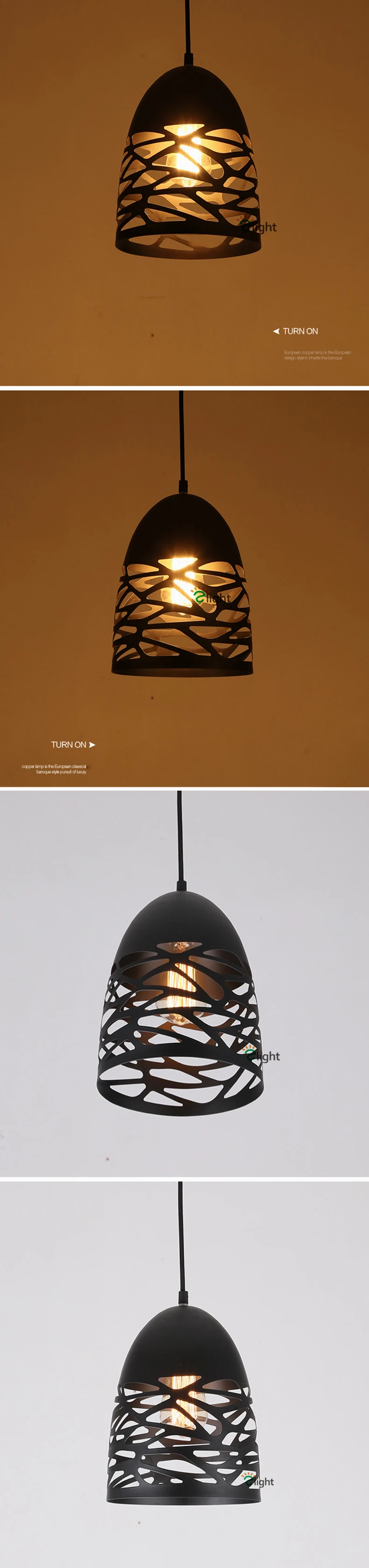 Студия Italia Келли подвесной светильник Painte металлический светодиодный подвесной светильник полый железный подвесной светильник для столовой подвесной светильник