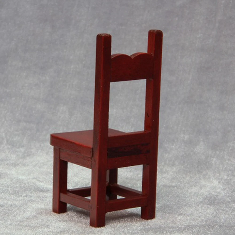 1/12 Кукольный Миниатюрный интимные аксессуары мини красный стул моделирование мебель модель игрушечные лошадки Для Кукольный дом