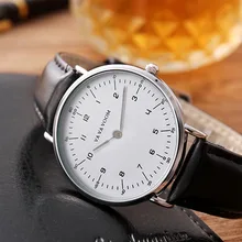 VAVA VOOM люксовый бренд водонепроницаемые мужские кварцевые часы с кожаным ремешком календарь кварцевые часы для мужчин