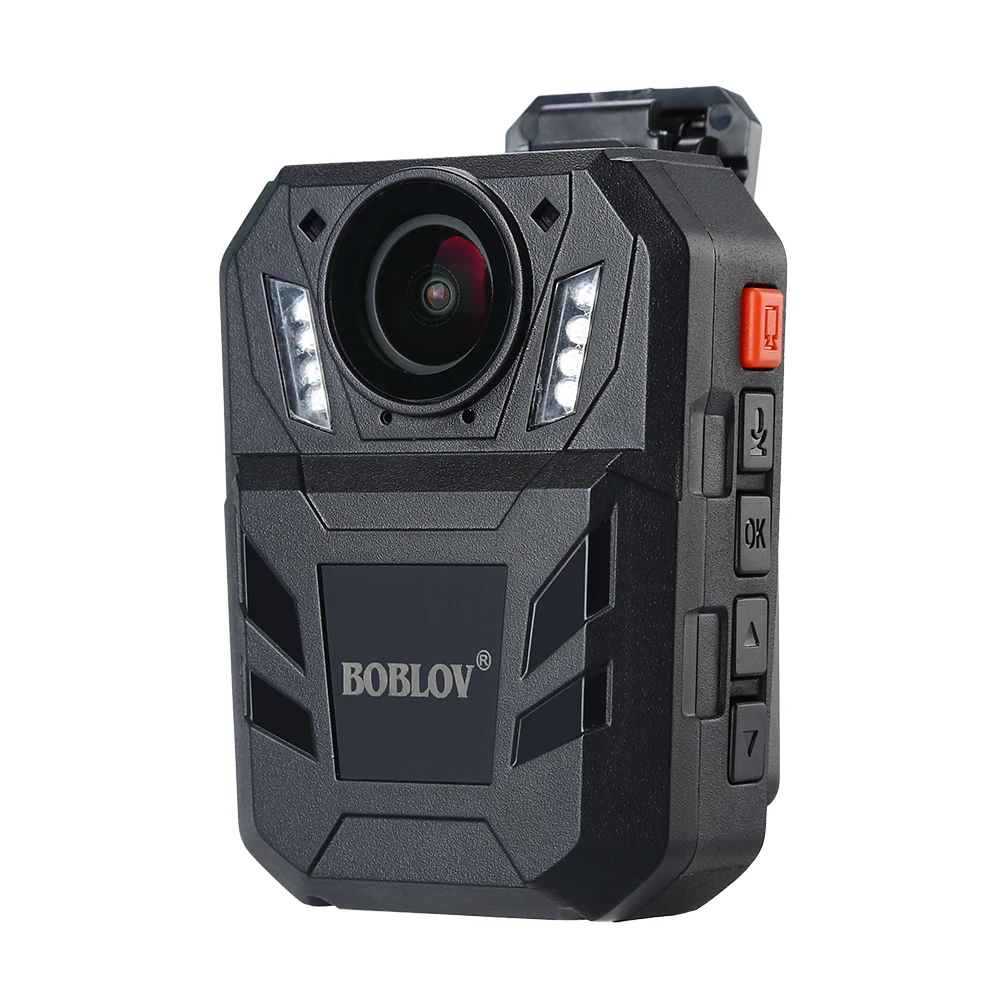 BOBLOV WA7-D камера 32MP HD 1296P носимая камера DVR видео рекордер камера безопасности с дистанционным управлением полицейская камера