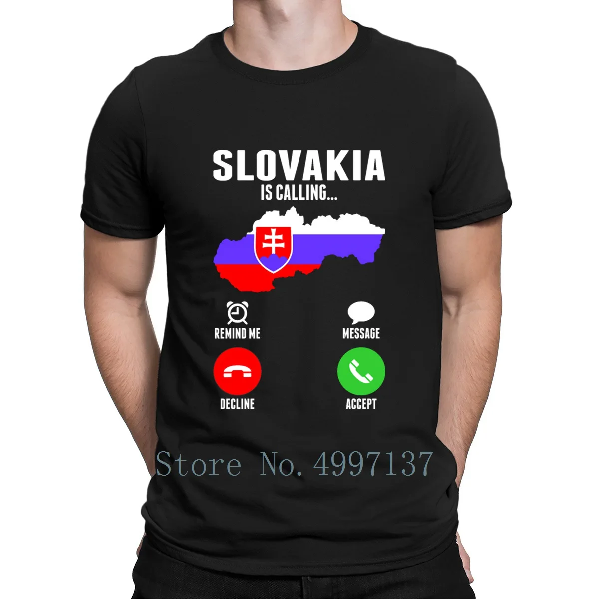 

Slovakia Is Calling T Shirt Loose Tee Shirt Print Novelty Homme Summer Style Basic Euro Size S-3xl Shirt