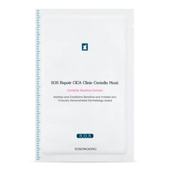 

TOSOWOONG Cica Clinic SOS Repair Mask 10pcs Face Mask Pimple Acne Treament Hydrating Anti Wrinkle Whitening Facial Skin Care