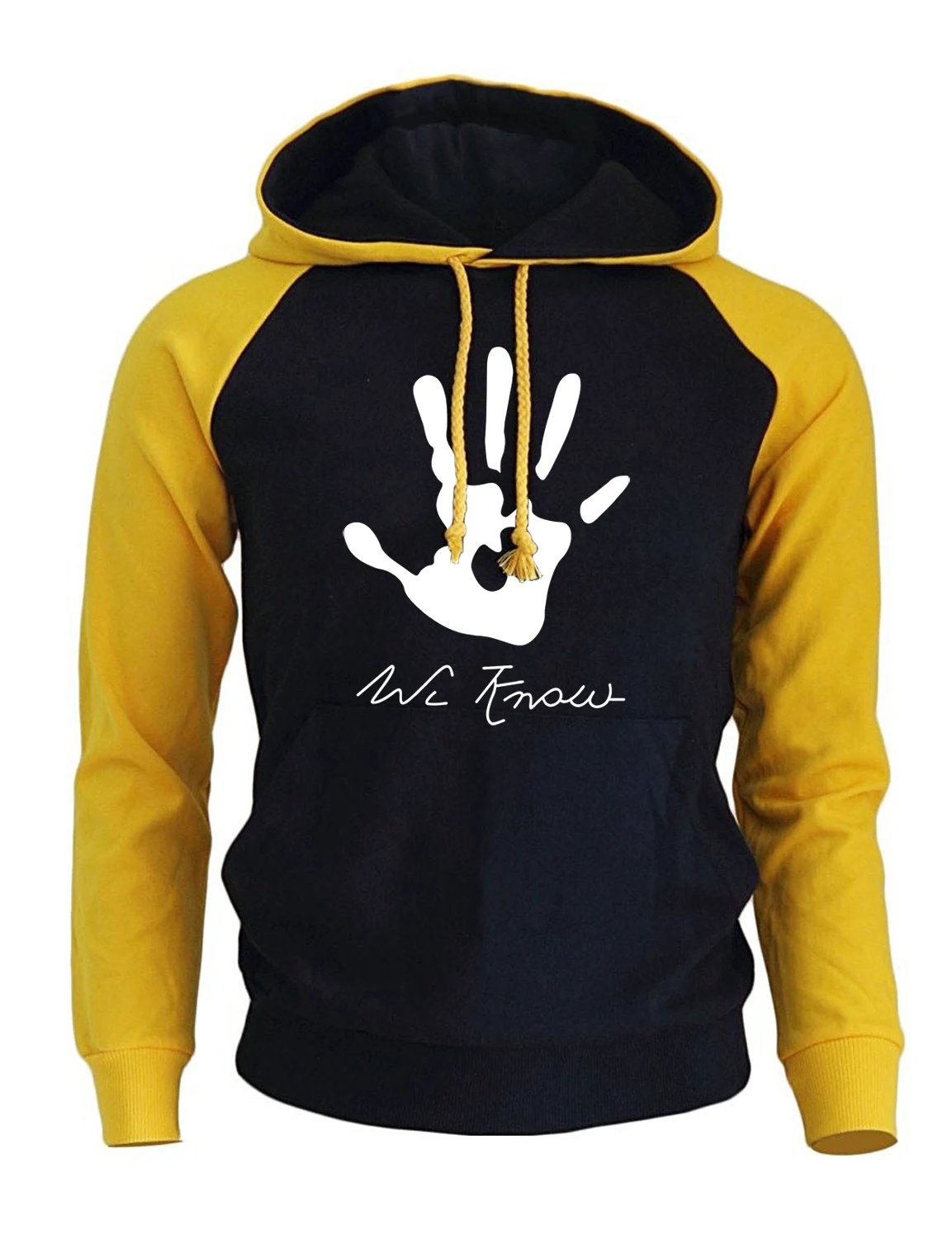 Толстовки с рукавом реглан осенне-зимняя флисовая брендовая одежда Skyrim Dark Brotherhood Hand Funny Hoodies Модный пуловер в стиле Панк Новинка