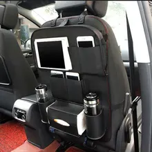 LEEPEE органайзер для заднего сиденья автомобиля сумка для хранения переносных карманов Подставка для планшета держатель для телефона контейнер для пищевых напитков