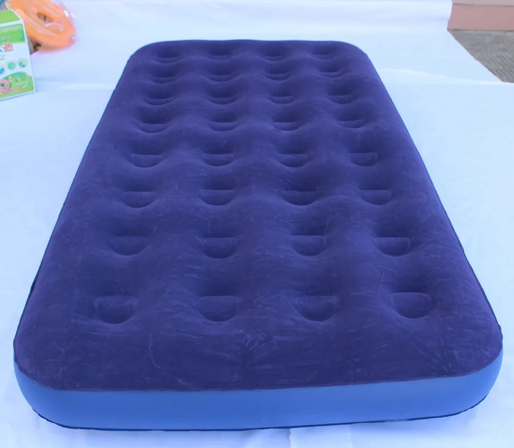 Одноместный/двойной пляжный надувной матрас для бассейна надувная кровать походный коврик взрослый спальный мешок ленивый диван домашний шезлонг Laybag boia