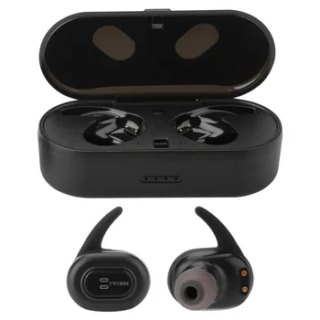 

SOONHUA Latest Wireless Bluetooth V4.2 Earphone CVC 6.0 Noise Cancelling IPX7 Waterproof Stereo Sound Support Handsfree Headset