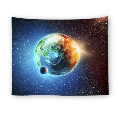 

Drop Shipping Galaxy Space Wall Hanging Tapestry Mandala Boho Tapestries Wall Carpet Polyester Fabric Table Cloth Beach Towel