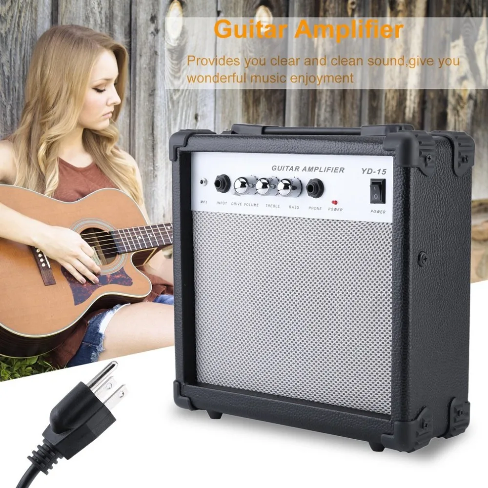 High Sensitivity Electric Guitar Speaker Amp Amplifier Great Effects