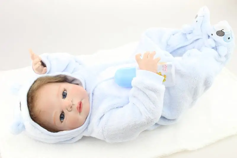 23Inch NPK Reborn Dolls Full Silicone Vinyl Baby Alive Dolls For Sale Realistic Princess Girl Kid