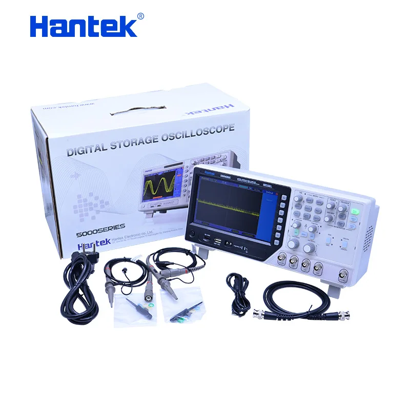 Hantek DSO4102C цифровой мультиметр осциллограф USB 100 МГц 2 канала " 64 к TFT произвольной формы Osciloscopio логический анализатор