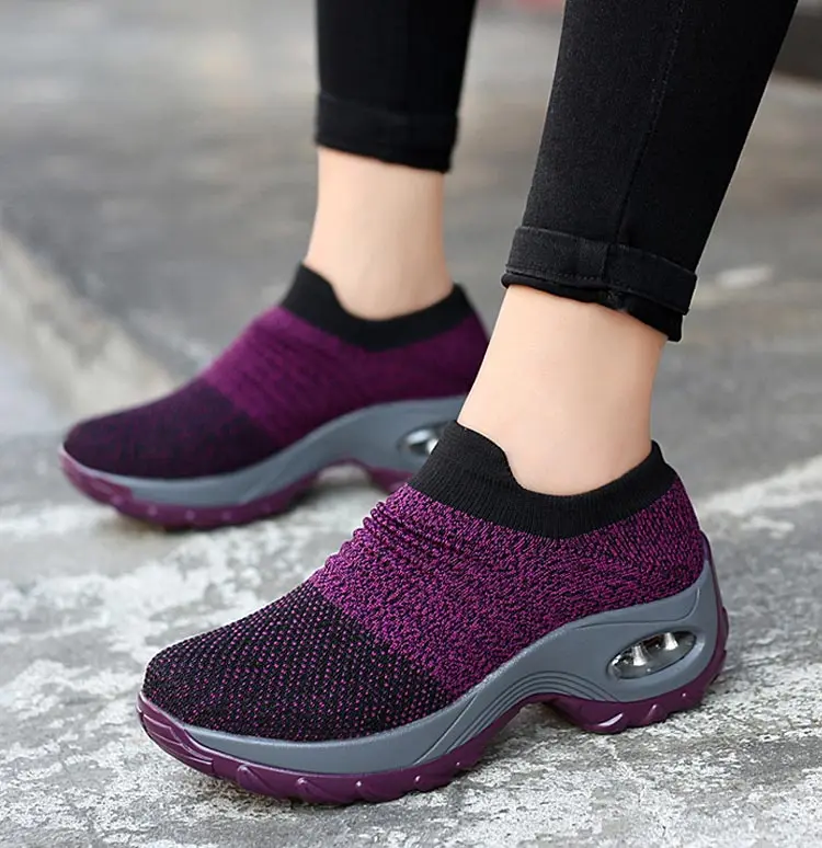 Ladies shoes flats new fashion breathable mesh sneakers women shoes slip-on comfortable sports casual shoes woman flats