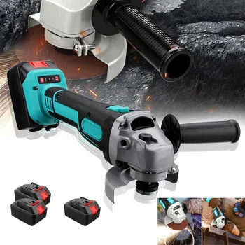 

188VF/218VF Brushless Cordless Angle Grinder Electric Power Polishing Cutting 10/15cell large capacity battery Power Tools