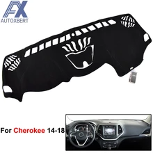 Чехол для приборной панели AX Xukey LHD dashmatt Dash коврик для Jeep Cherokee KL Pad солнцезащитный тент приборная панель покрытие ковер
