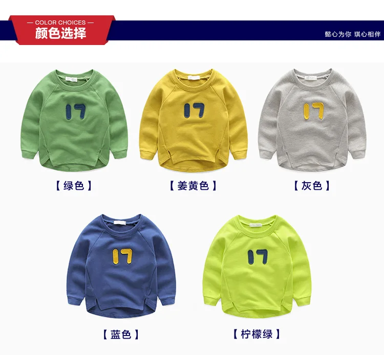 Осенняя футболка для маленьких мальчиков новая детская одежда свитер с длинными рукавами