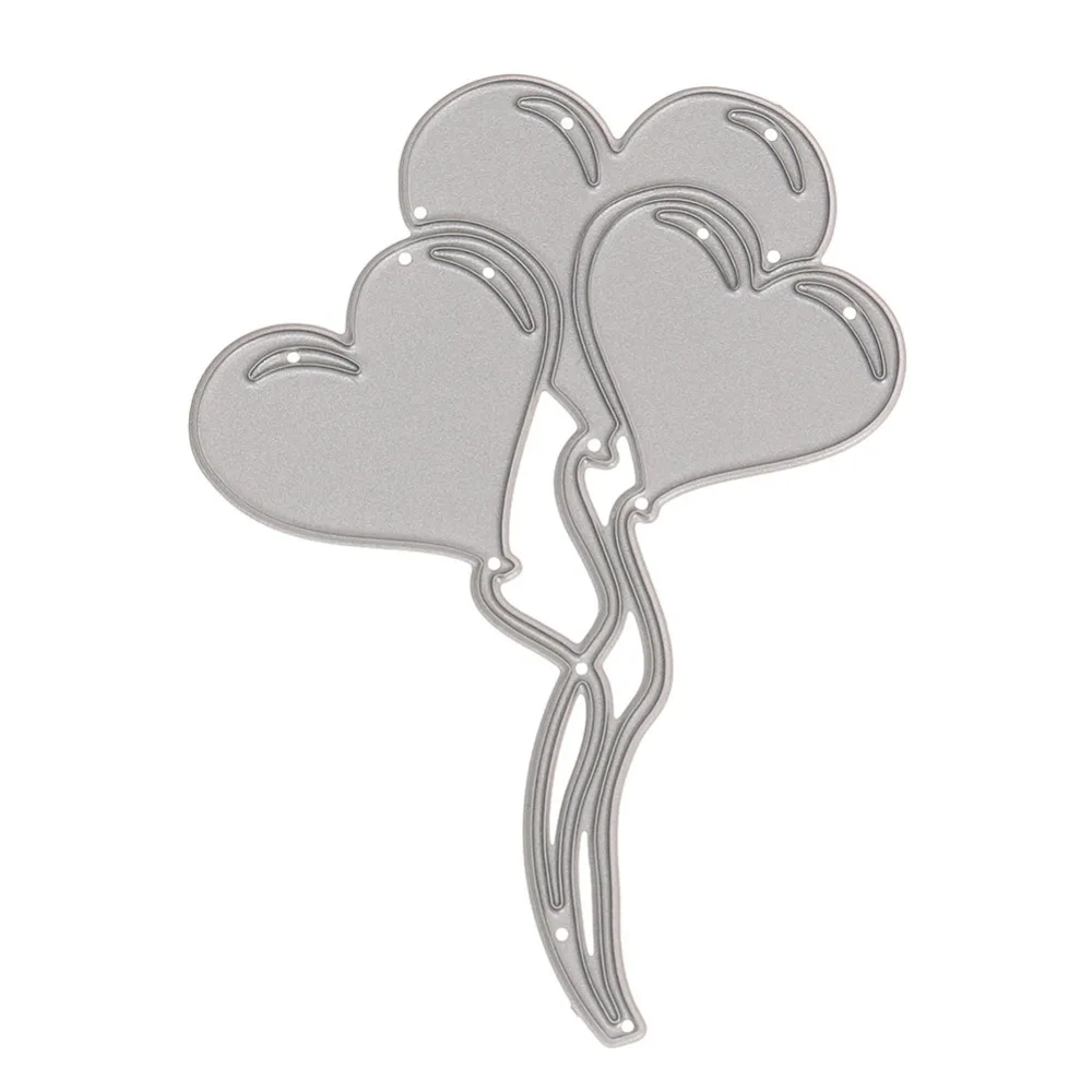 

Metal Cutting Dies Paper Card Album Stencil Scrapbooking Craft Dies Cut Embossing Create Stamps Bunches Heart Balloons