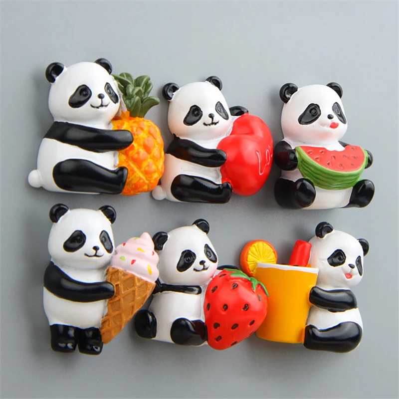 

1Pc Panda Magnetic Fridge Magnets Cartoon Refrigerator Magnets For Kids Gift Toys Home Decor Cute Fridge Sticker Magnets