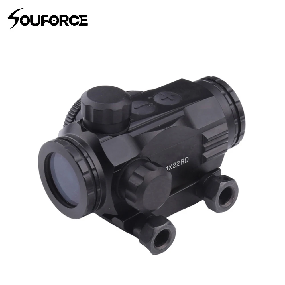 

Hunting Tactical 1x22 RD Red Dot Sight Scope Button-type Sight For 20mm Rail Airsoft Hunting Optics Sight for Riflescopes