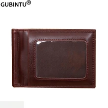 Gibintu мода мужской зажим для денег кошельки известного бренда для Для мужчин G1009