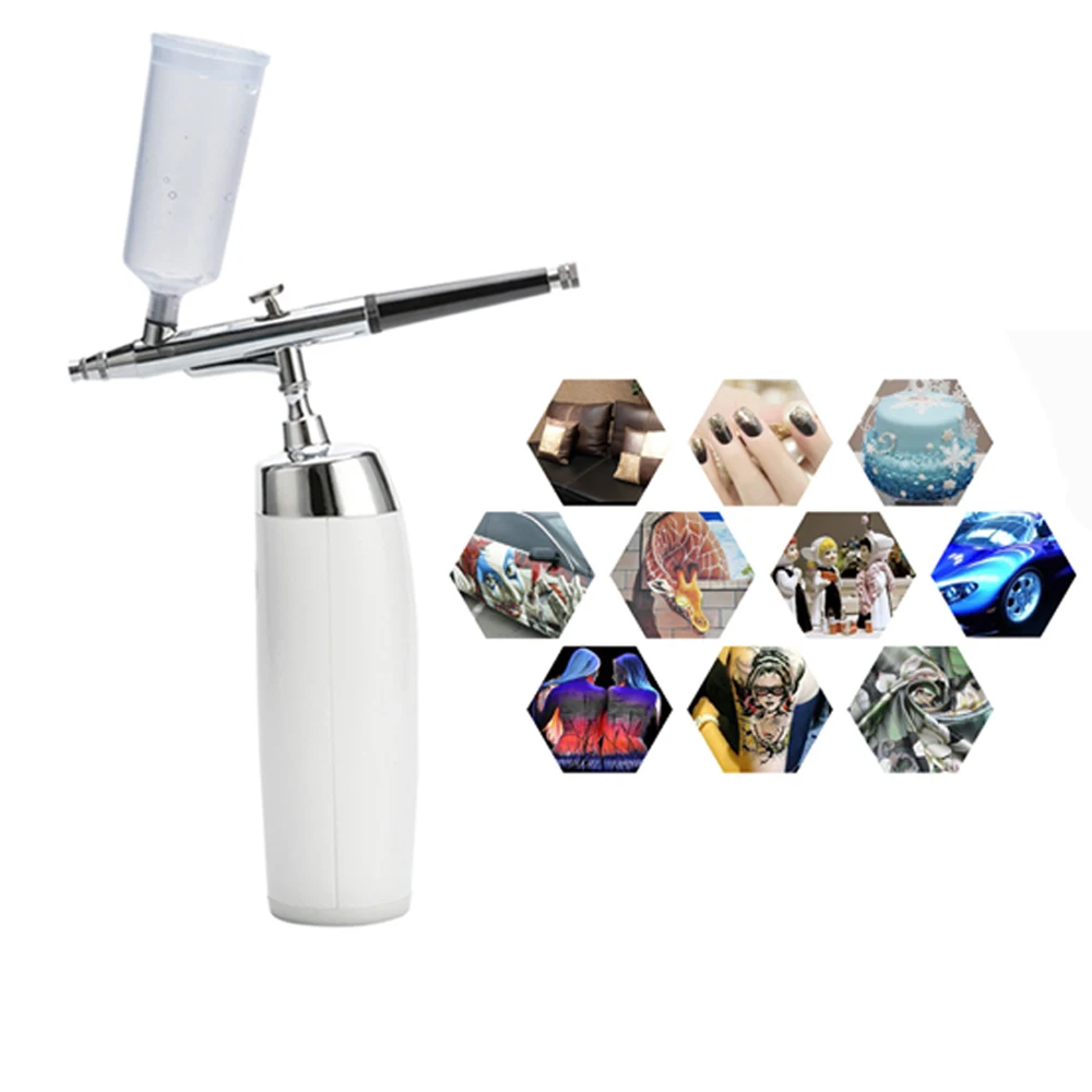 

Airbrush Set Small Spray Pump Pen Set Air Compressor Kit for Art Painting Tattoo Craft Cake Spray Model