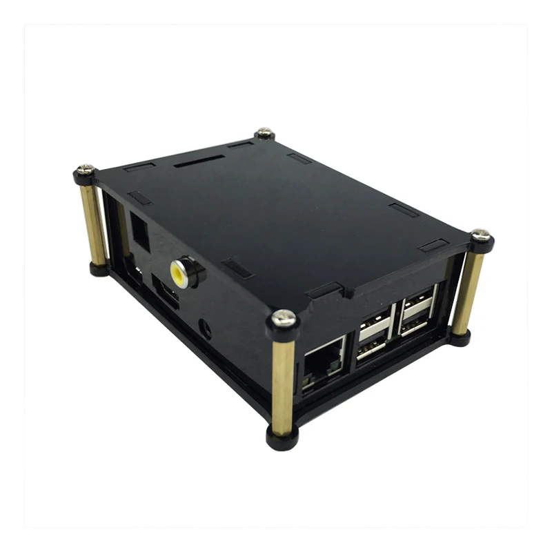 

Raspberry Pi 3 Model B Black Digital Audio Board Acrylic Box HIFI DiGi Expansion Board Case For I2S SPDIF Module