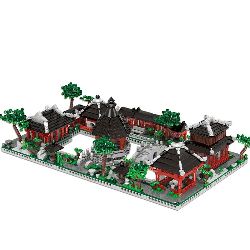 

Suzhou Gardens Streetscape Originality Architecture Model Small Grain Building Block XB01110