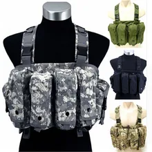 Тактический военный Камуфляжный жилет Airsoft Ammo нагрудная установка AK 47 журнал Перевозчик боевое снаряжение 6 цветов быть chosed