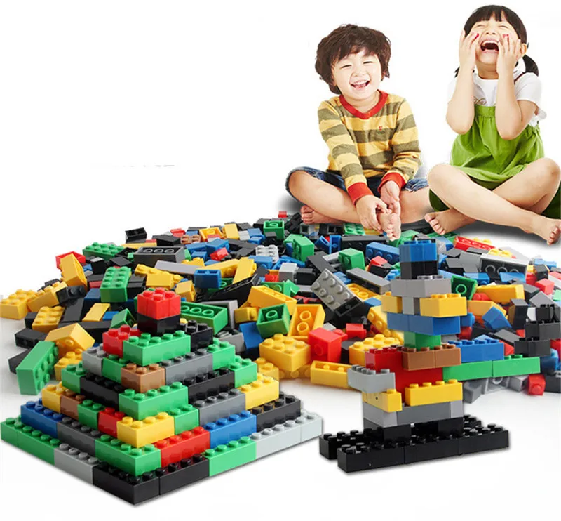 

1000pcs Building Blocks Bulk Sets Minecrafted My World City DIY Creative LegoINGs Technic Bricks Creator Toys for Children