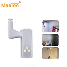 Светодиодный под шкаф легкий шарнир датчик света светодиод лампа шкаф для шкафа Ночная лампа лампада светодиодный Аккумулятор кухонный шкаф освещение