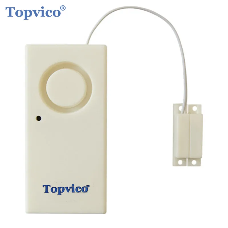 

Topvico Magnetic Door Window Sensor Alarm Detector 120dB Magnet Wireless House Safety Smart Home Security Alarm System