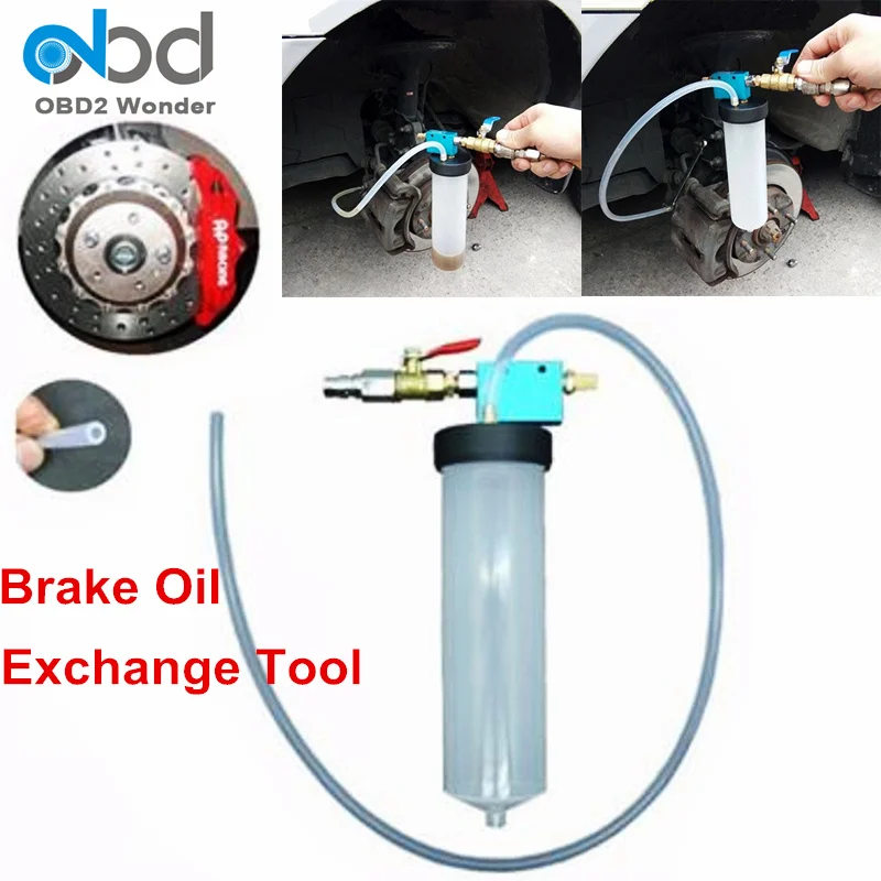 2018 Portable Brake Fluid Bleeder Car Oil Exchange Tool Hydraulic