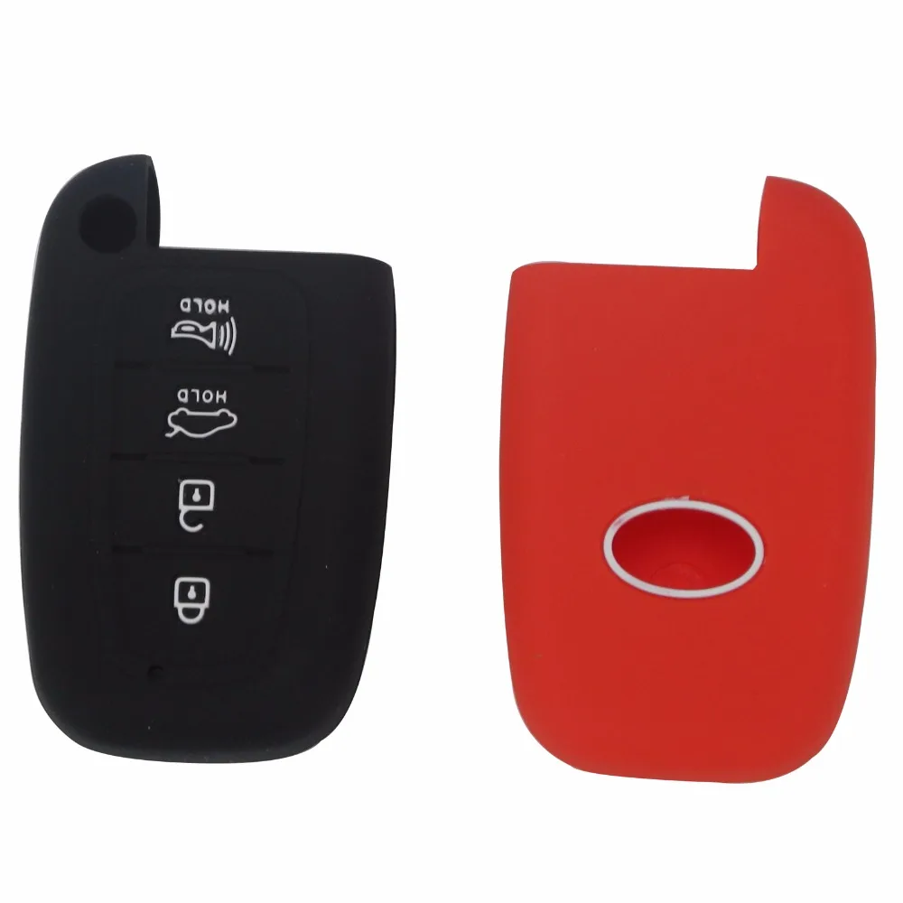 Remote 4 Buttons Silicone Car Key Cover Case For KIA K3 K5 Sorento