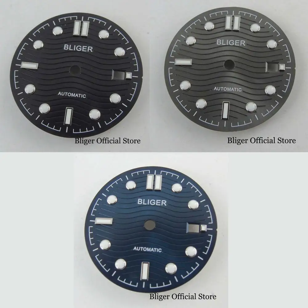 

3 Models 31mm Watch Dial With Date Window Fit Miyota Automatic Movement