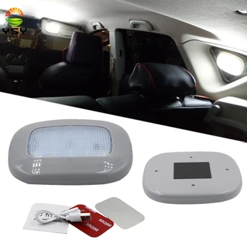 

YSY 5x Led Car Interior Reading Light Auto USB Charging Roof Magnet Day Light Trunk Drl Square Dome Vehicle Indoor Ceiling Lamp