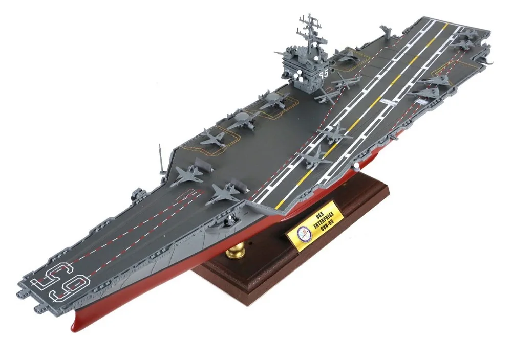FOV 1/700 масштаб USS предприятие CVN-65 авианосец литой металлический военный корабль модель игрушки для коллекции, подарок