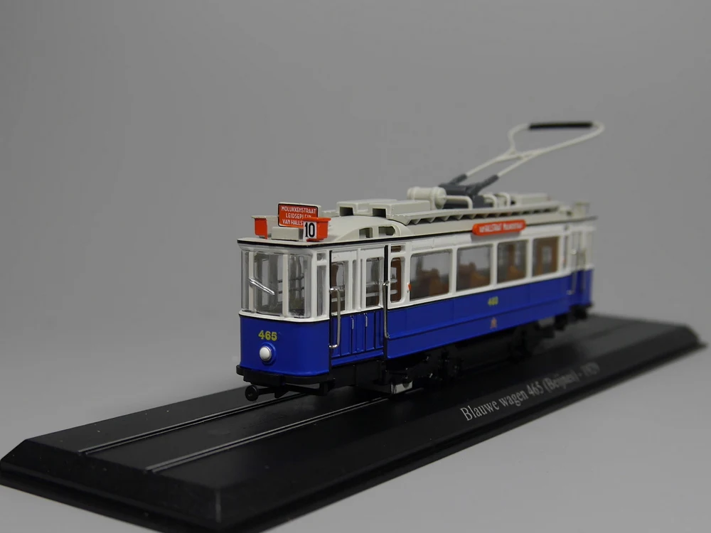 Ho модель в масштабе 1: 87 масштаб трамвай blauwe Wagen 465(beijnes) 1929 литья под давлением модели автомобиля