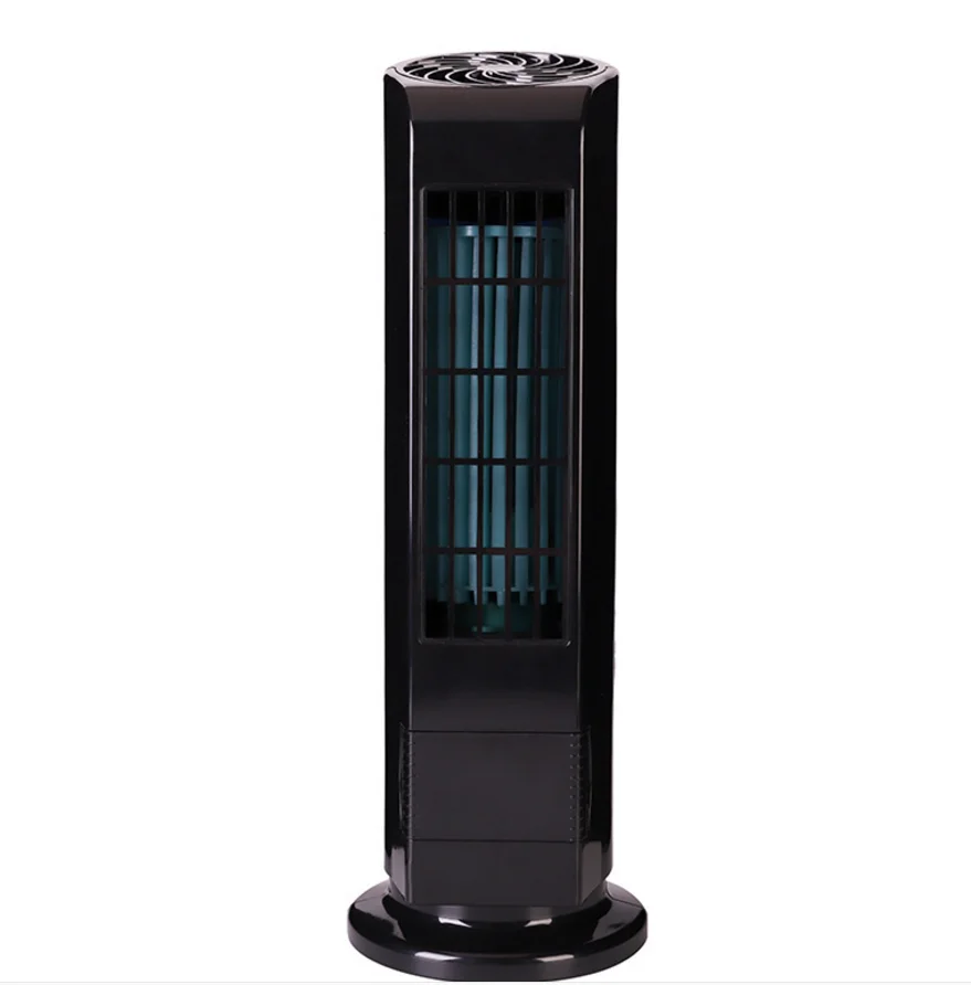 Мини leafless вентилятор креативный мини вентилятор домашнее охлаждение портативный Настольный студенческий usb Вентилятор башня вентилятор - Цвет: Черный