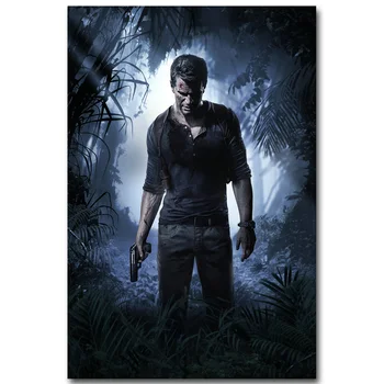 

Uncharted 4 A Thiefs End Art Silk Fabric Poster 13x20 24x36inch New Game Pictures for Living Room Wall Decor 007
