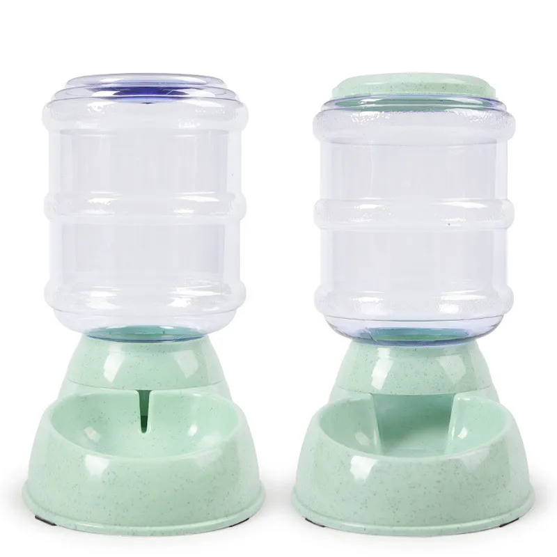  Replenish Pet Food for Dog Cat Animal Automatic Gravity Dry Food Storage Bottle Bowl Dish Stand Pet Waterer Feeder Food MayT4  (2)