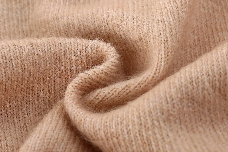 Осень зима пуловер с круглым вырезом свитер женский вышивка Кран Корейская версия Свободный теплый вязаный свитер
