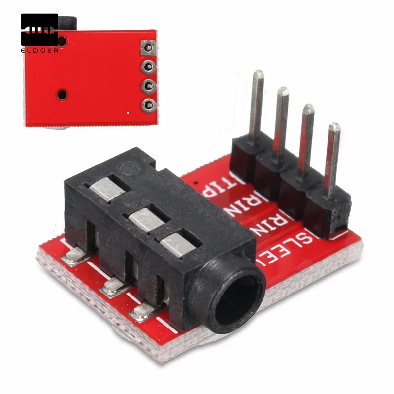 1PC New 3.5mm Plug Jack Stereo Plastic + Metal TRRS Headset Audio