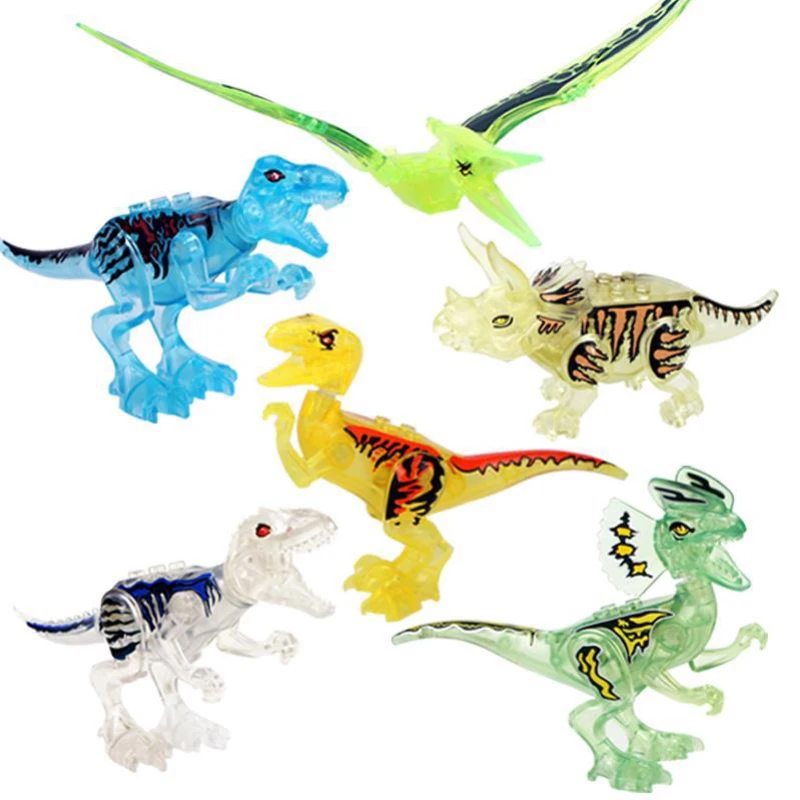 

jurassic Dinosaurs legoings Tyrannosaurus Rex Movie Sets Models Building Blocks Bricks jurassic Toys World of park figures