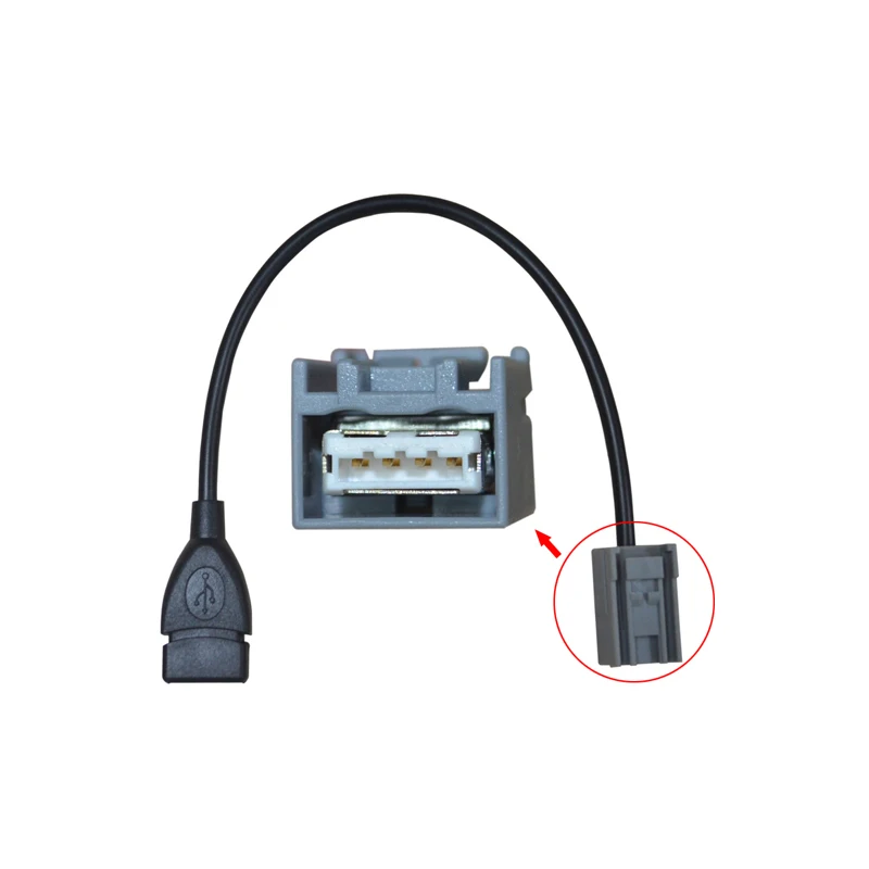 USB AUX MP3 аудио вход кабель для Honda CRV Accord Civic Jazz соединительный кабель|input cable|audio input