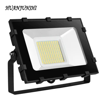 

HUAN JUN SHI 8PCS IP65 Waterproof LED Floodlights Reflector Spotlight 100W AC200-240V Outdoor Wall Lamp Landscape Flood Lights