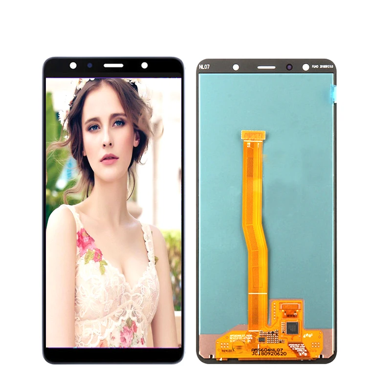 Оригинальный Для samsung A7 2018 A750 SM A750F Дисплей ЖК Экран Замена для A750FN Экран|Экраны